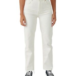 NWT Free People We The Free Pacifica High Rise Slim Straight Leg Jeans